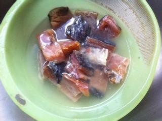 冬季常菜－蒸腊鱼