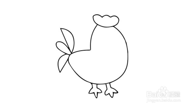 童趣盎然的小鸡简笔画