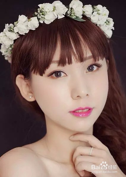 非常自然的韩式裸妆