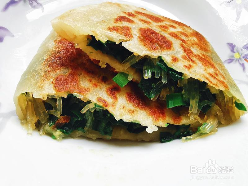 粉丝鸡蛋韭菜盒子的做法