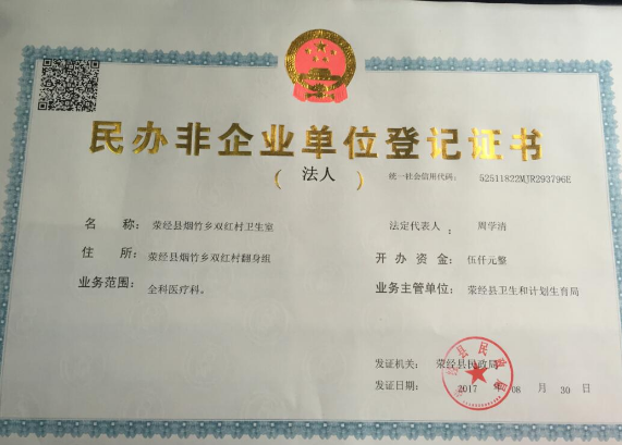 本人经营乡村卫生室20多年,卫生局批的是非营利性(非政府办)的医疗机构许可证。需要办理营业执照吗