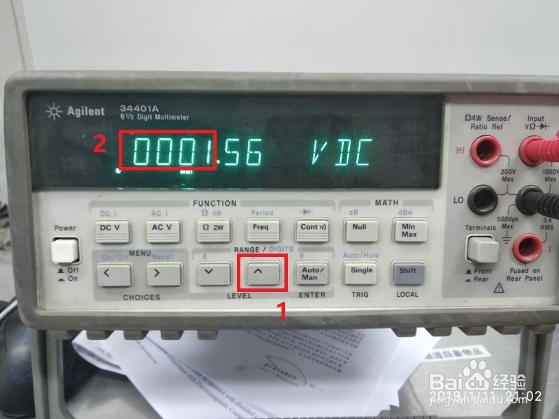 Agilent 34401A测量电压的简单介绍