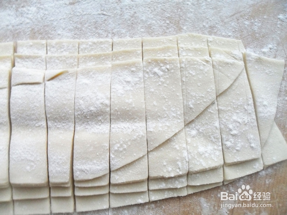 初学者怎样擀面条?角叶?