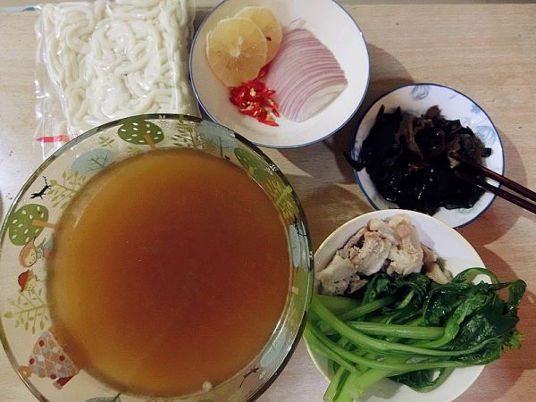 汤头柠酸乌冬面