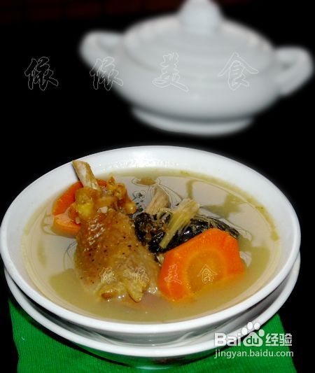 腊鸭菜干汤