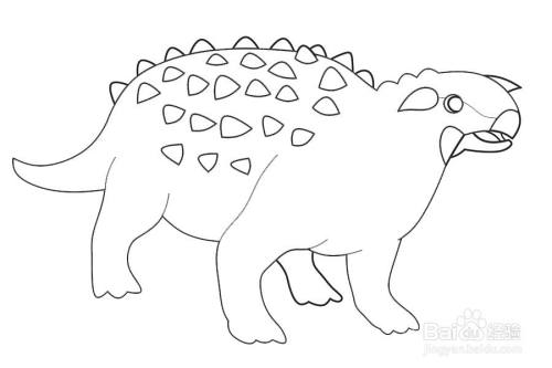 漂泊的甲龙的画法