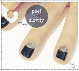 浪漫蓝月亮美甲DIY教程