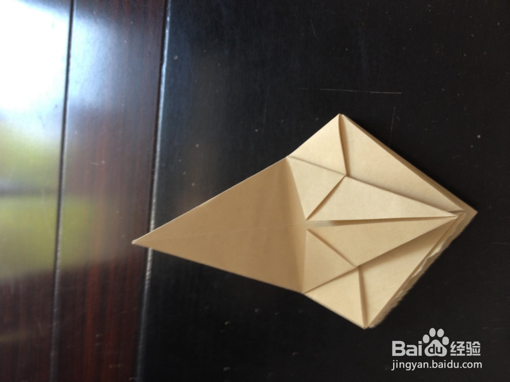 怎样折纸百合花