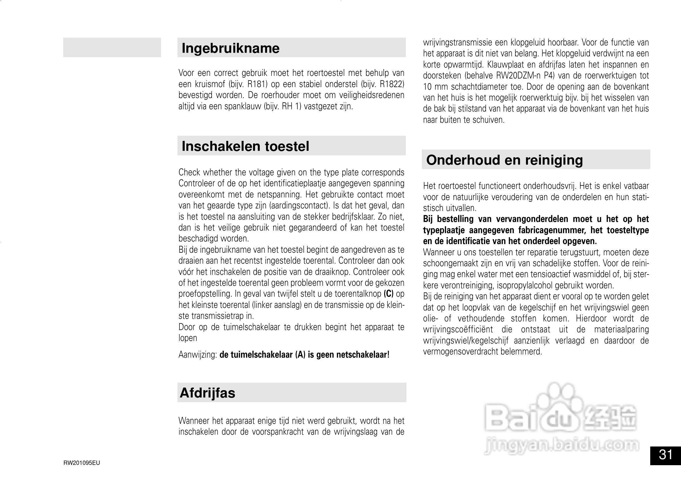 IKA RW 20 DZM.n 顶置式机械搅拌器使用说明书:[4]
