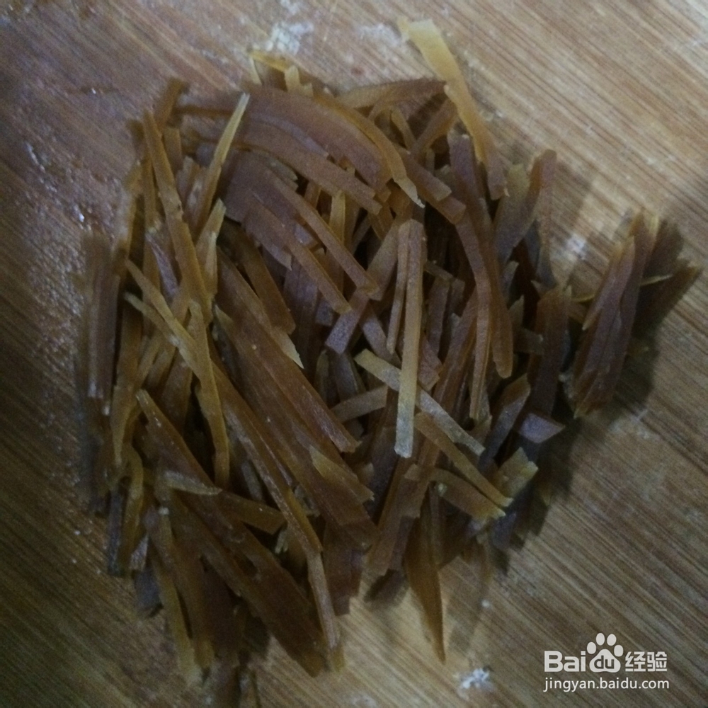 三餐小菜——肉丝炒咸菜的做法