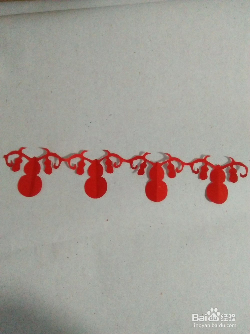 如何剪二方连续小葫芦