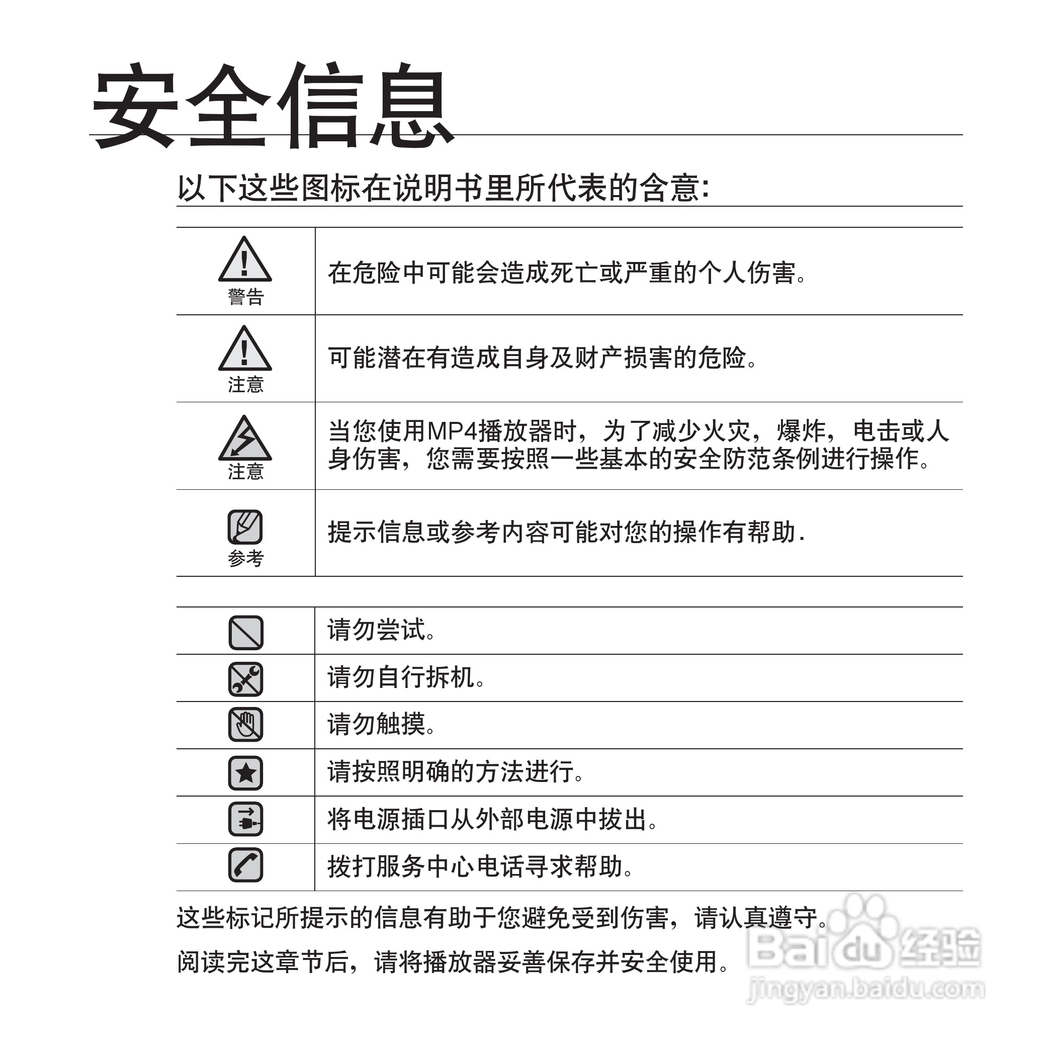 三星YP-S3QW MP4播放器使用说明书:[1]