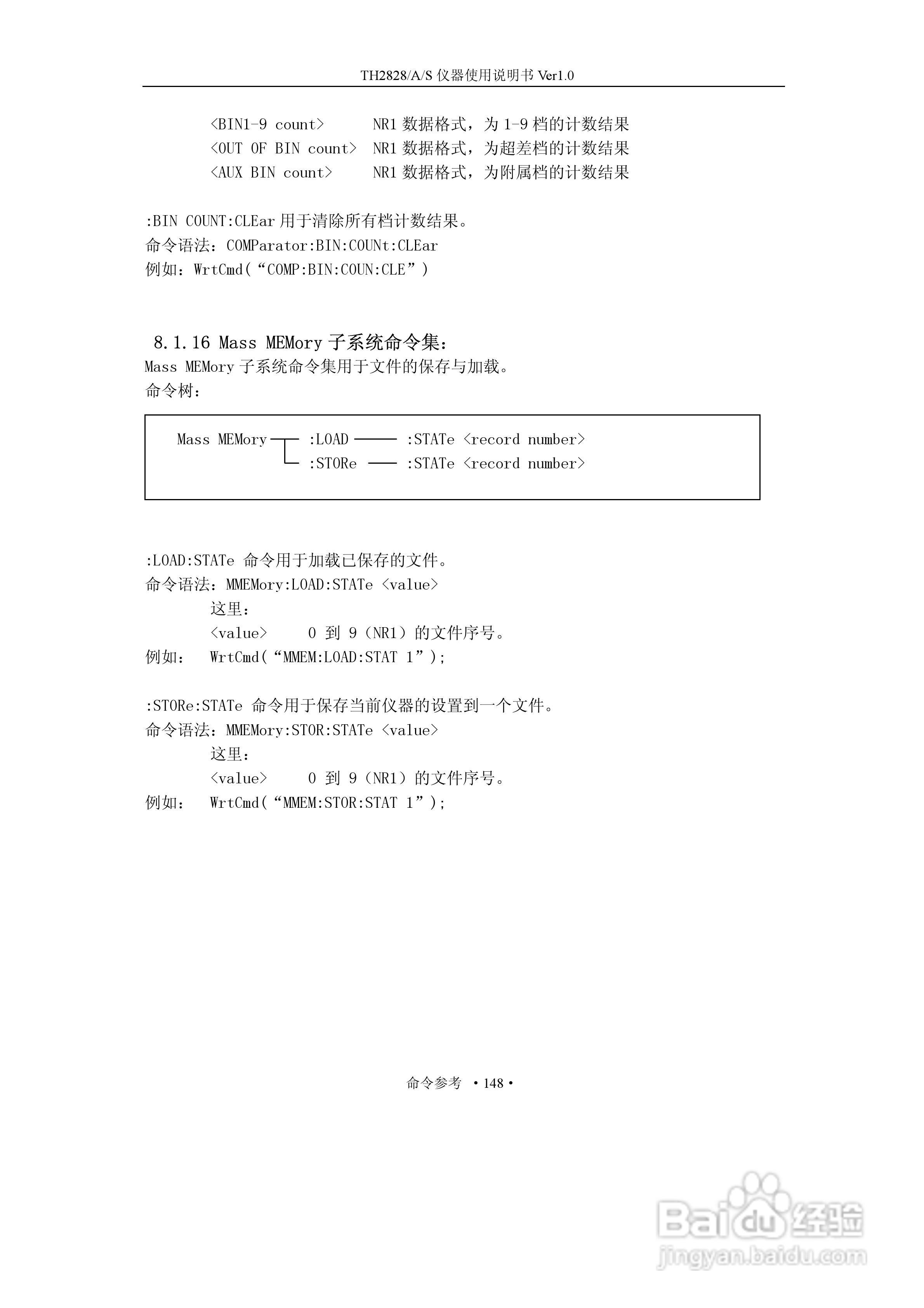 锦流源电子TH2828/TH2828A/TH2828S元件参数分析仪说明:[17]