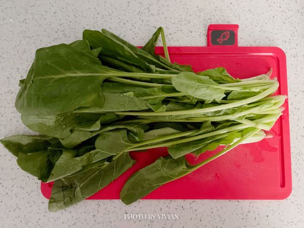 养生凉拌毛豆菠菜