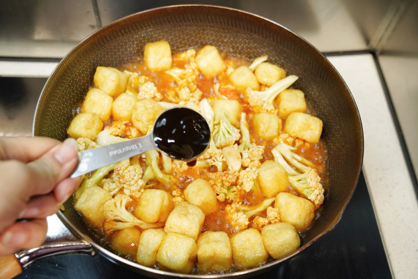 茄汁豆泡花椰菜