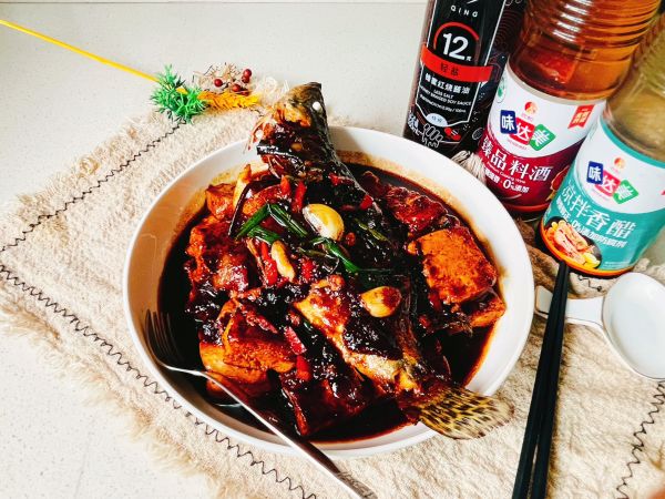 外婆乡桂鱼红炖柴火豆腐