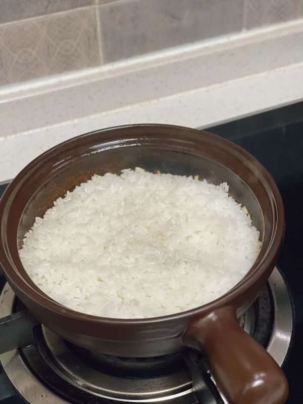 青椒平菇炒肉盖浇饭