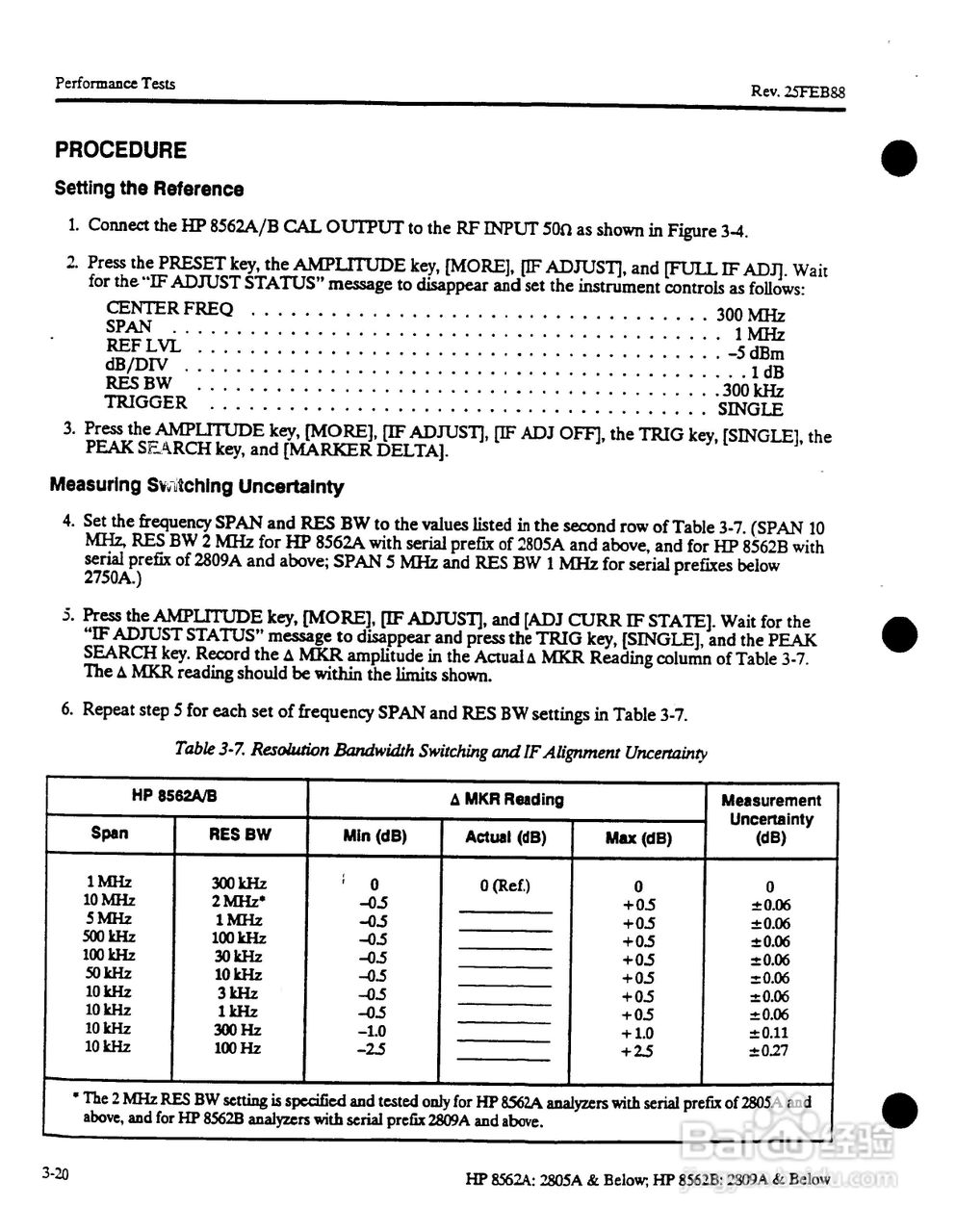 HP8562A/B分析仪使用说明书:[25]