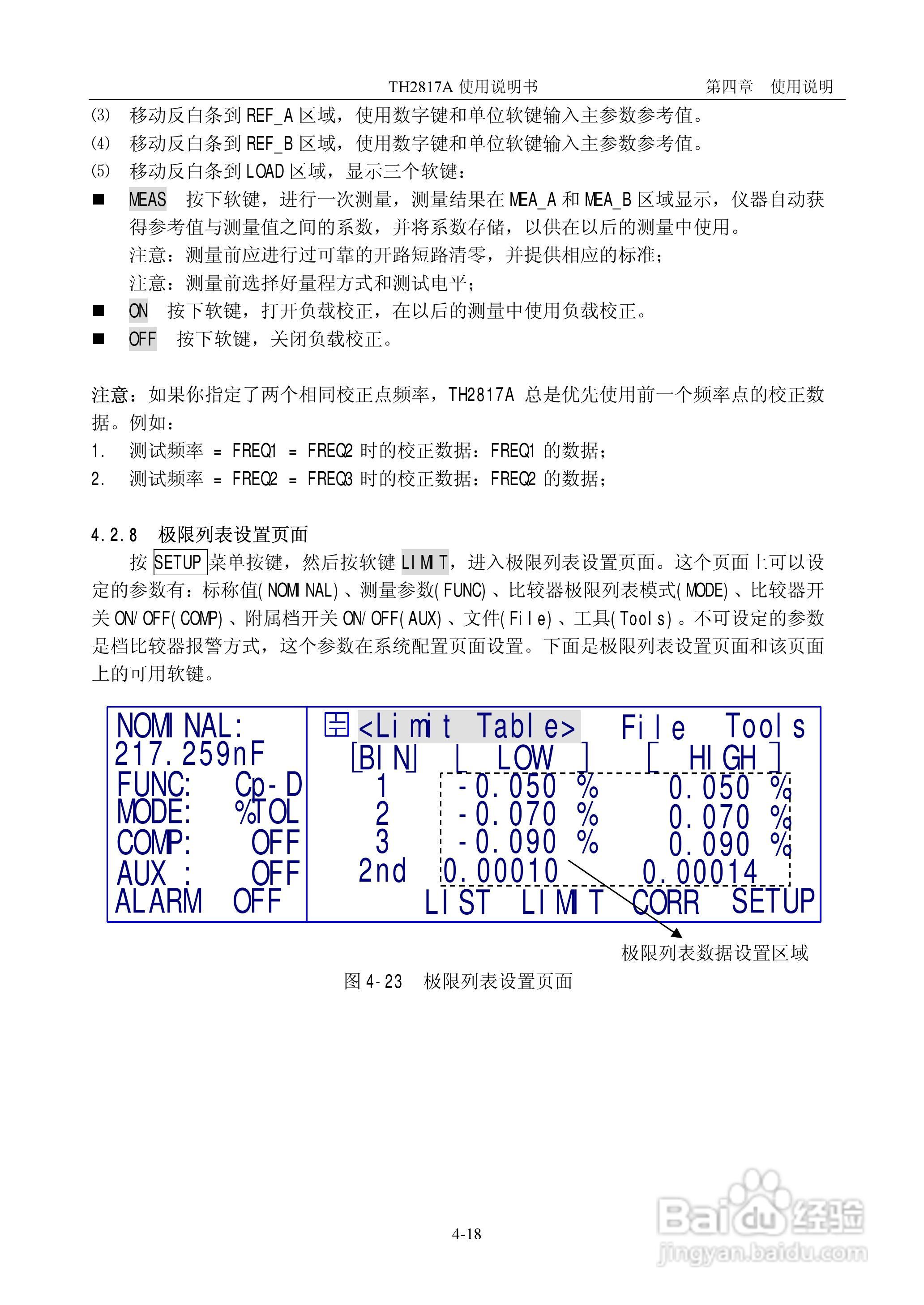 TH2817A型LCR数字电桥使用说明书:[4]