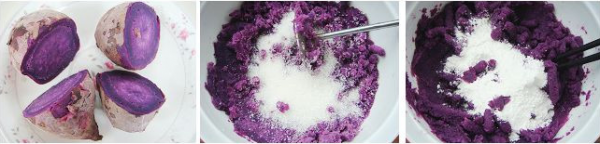 香煎芝麻紫薯饼