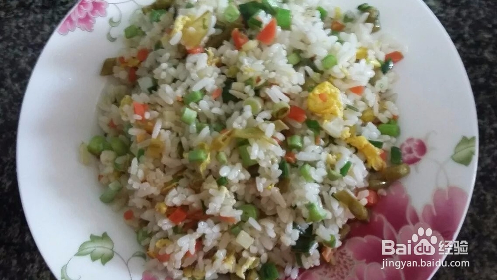 五彩缤纷的营养懒人炒饭