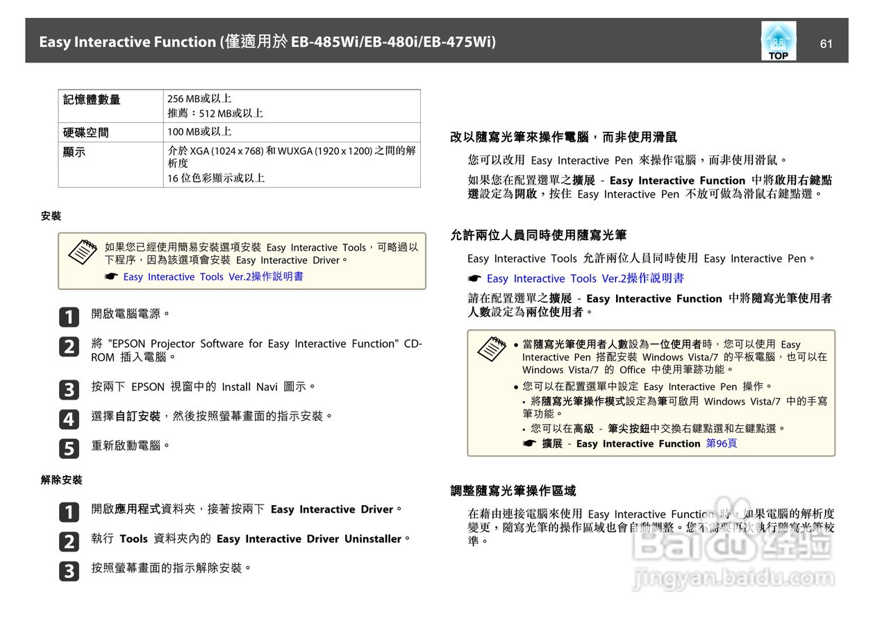 爱普生EB-4805Wi投影机使用说明书:[7]