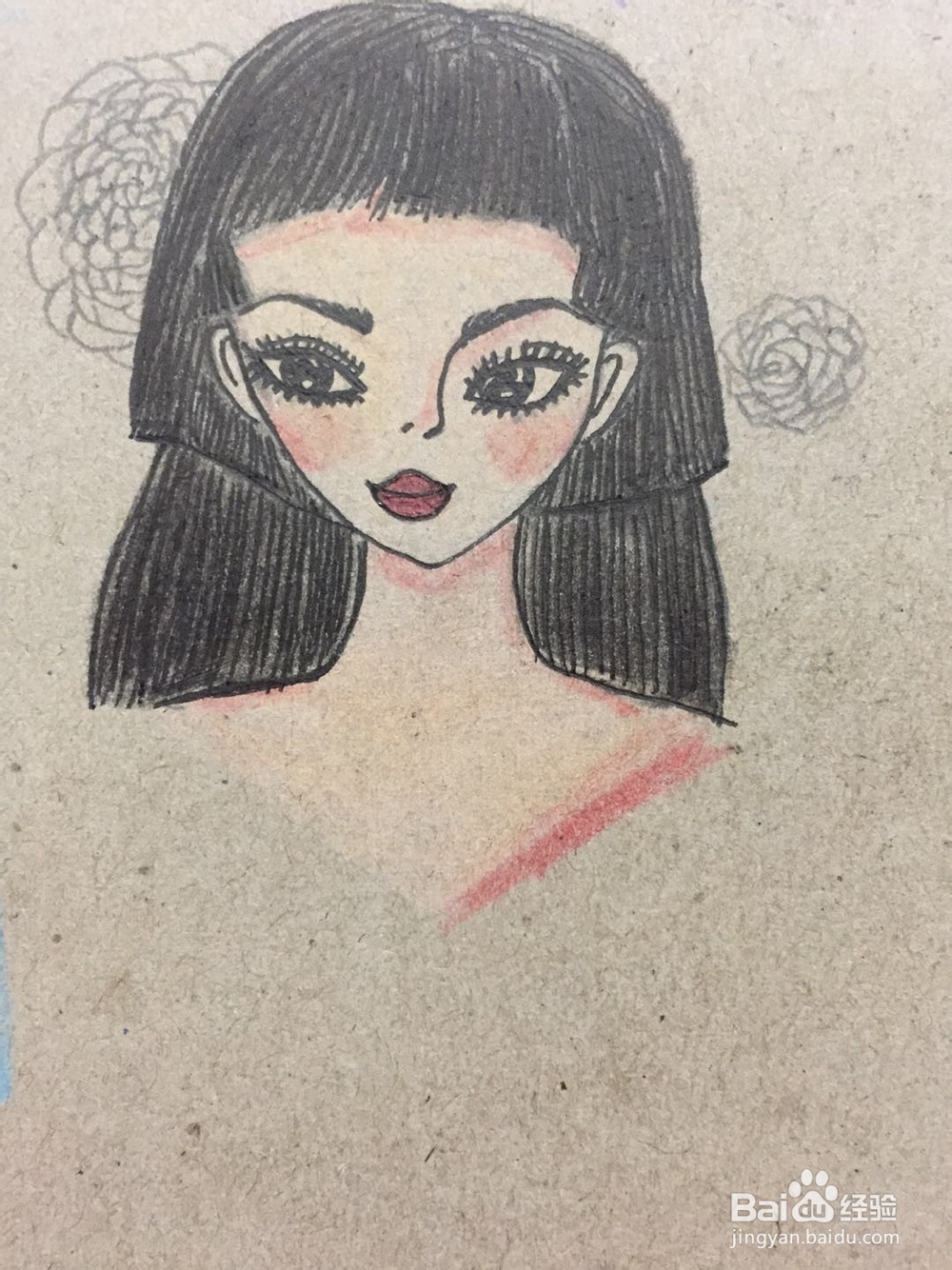 插画教程之穿和服的女孩