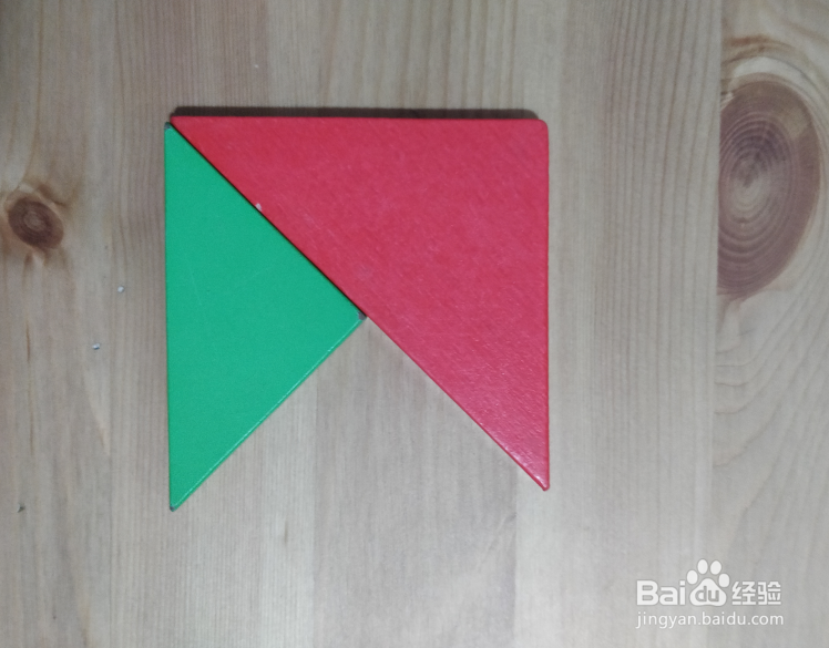 一只活力的鼬鼠怎么用七巧板拼接