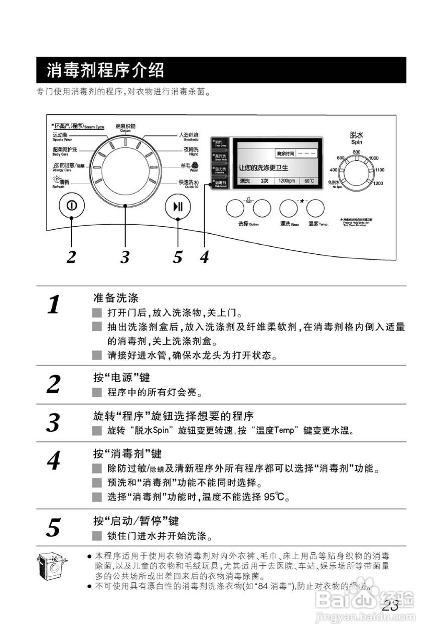 LG WD-T12255DS洗衣机使用说明书:[3]