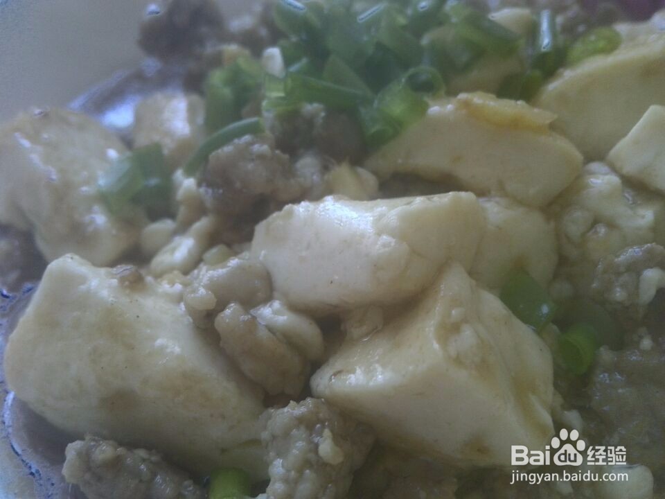 最简单的肉末豆腐的做法