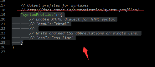 sublime text3中设置Emmet输入标签自动闭合