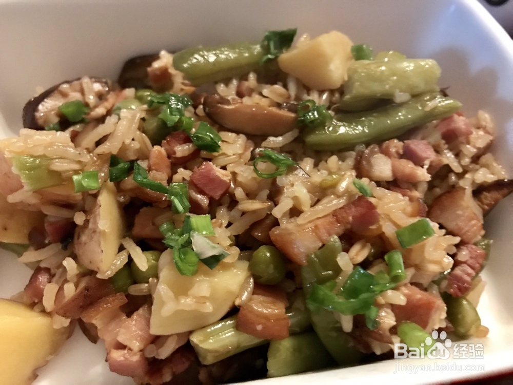 应该这样做香菇腊肉焖饭