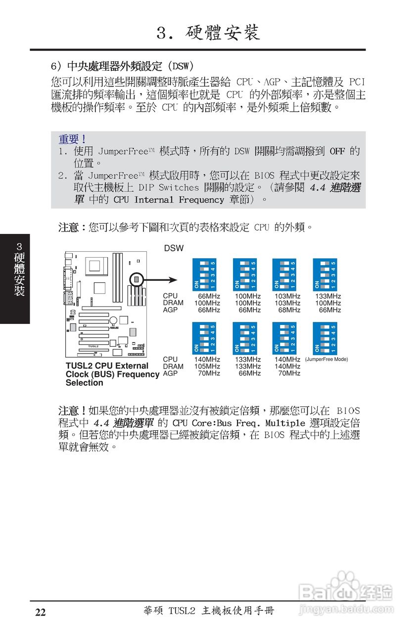 ASUS主机板TUSL2使用手册:[3]