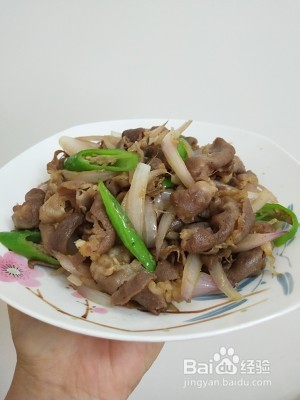 爆炒羊肉卷的做法