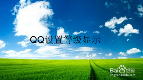 QQ如何设置资料卡上显示等级