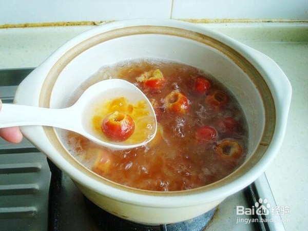 山楂桃胶汤圆汤的做法