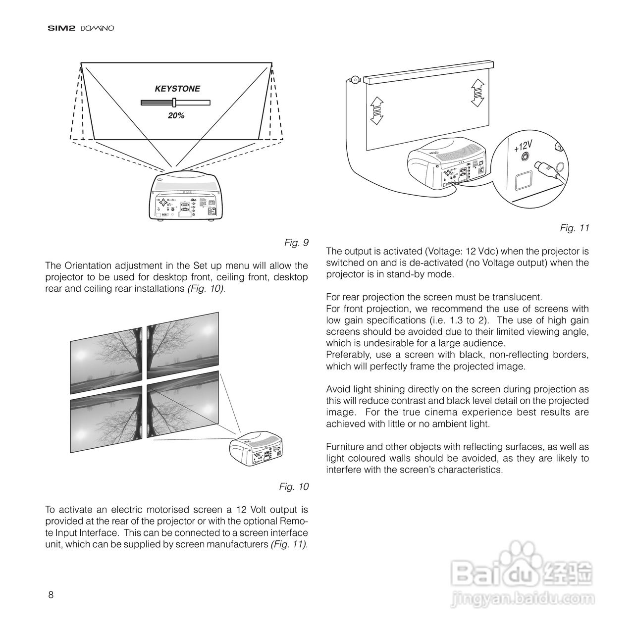 SIM2 DOMINO 18投影机说明书:[1]
