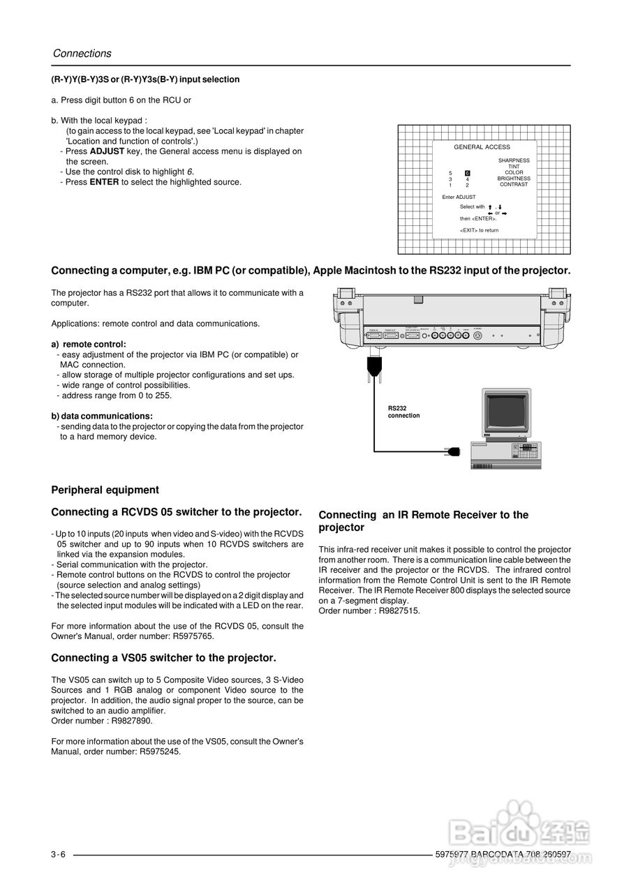 Barco巴可 DATA 708投影机说明书:[2]
