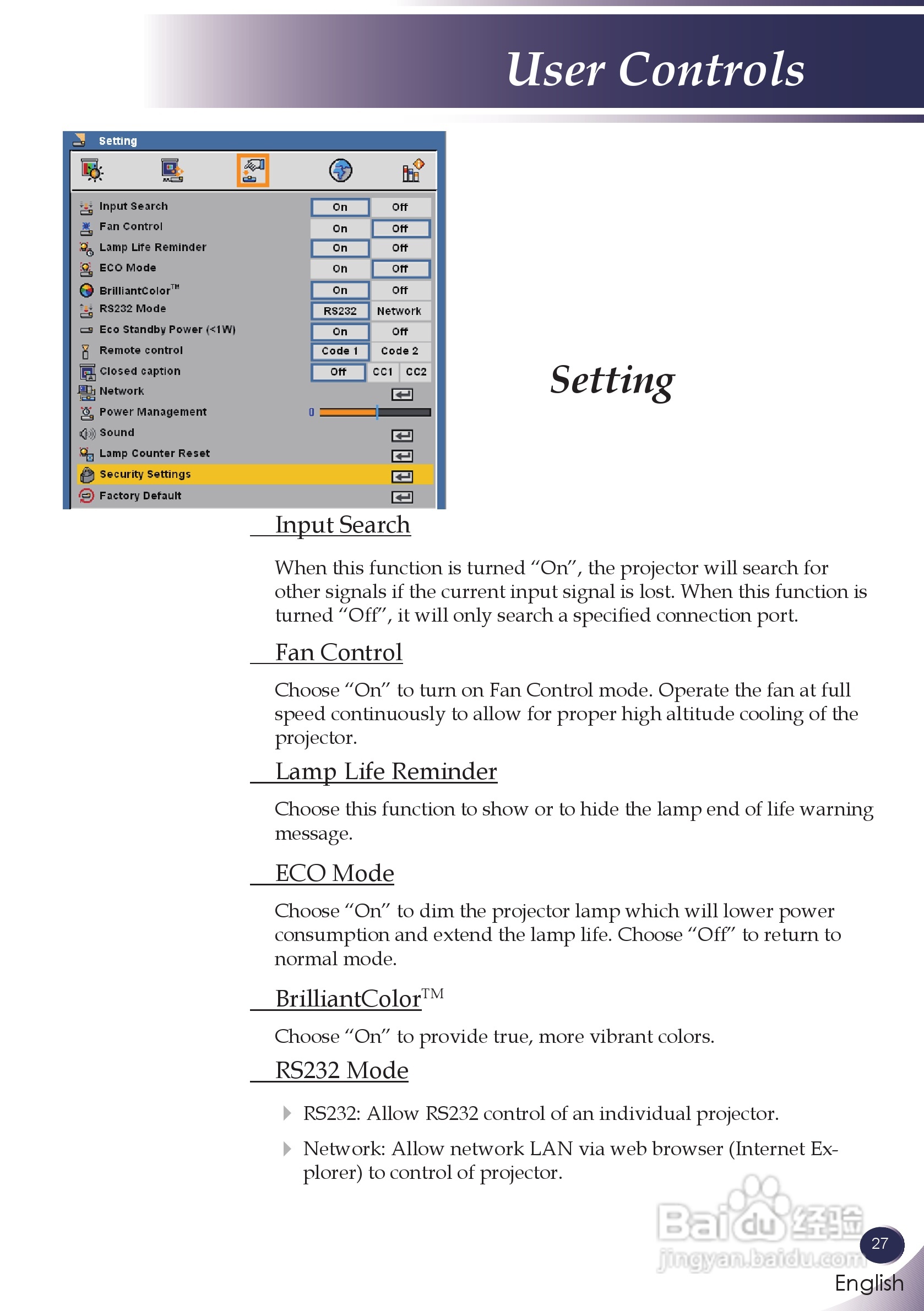 三洋 PDG-DXL100投影机说明书:[3]