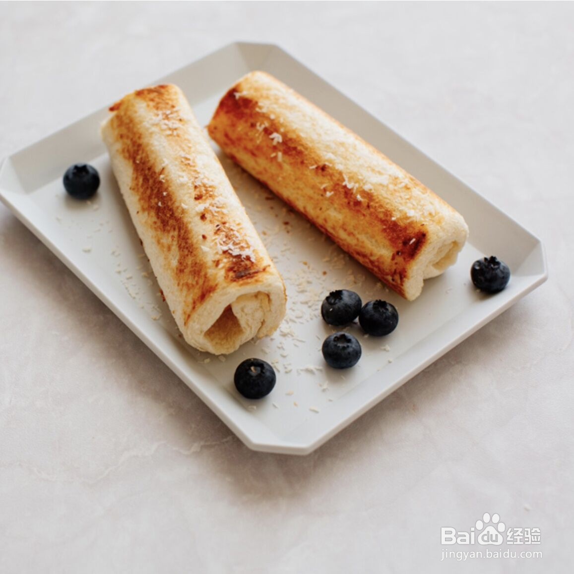 椰香吐司卷的做法