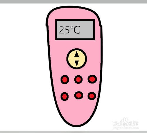 空调遥控器的画法教程
