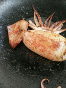 美味的鱿鱼包饭