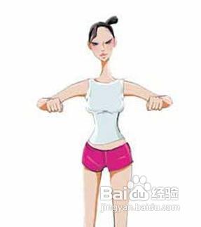 白领四步轻松甩掉蝴蝶袖
