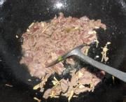 白萝卜炒牛肉的做法