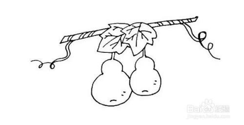 "葫芦架"如何画?