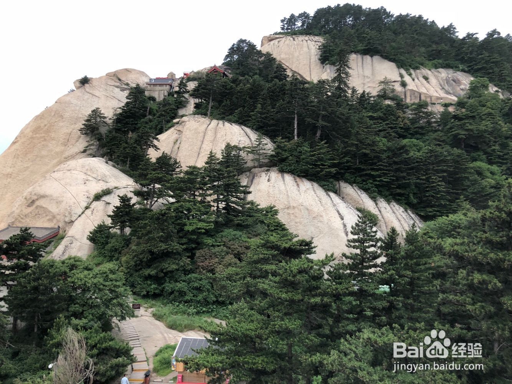 华山步行路线，华山重要景点