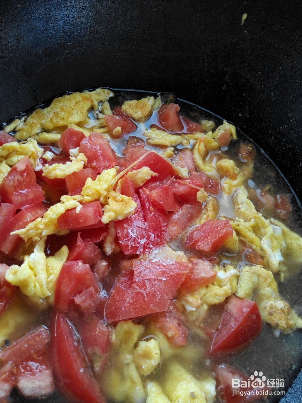 鸡蛋西红柿打卤面