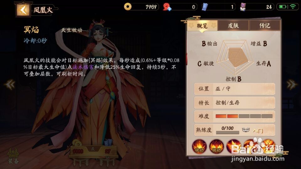 决战平安京凤凰火技能加点攻略