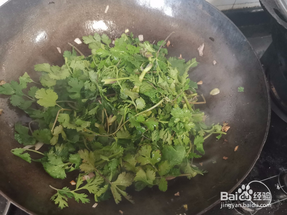 猪肉丝炒香菜段