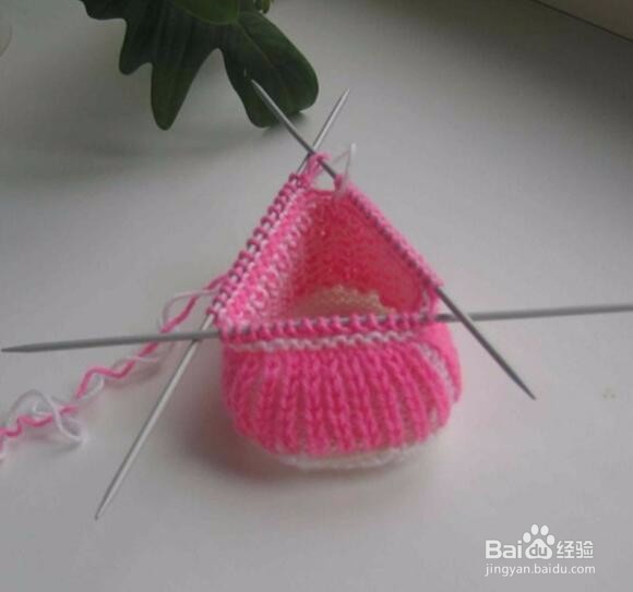 编织婴儿运动鞋教程